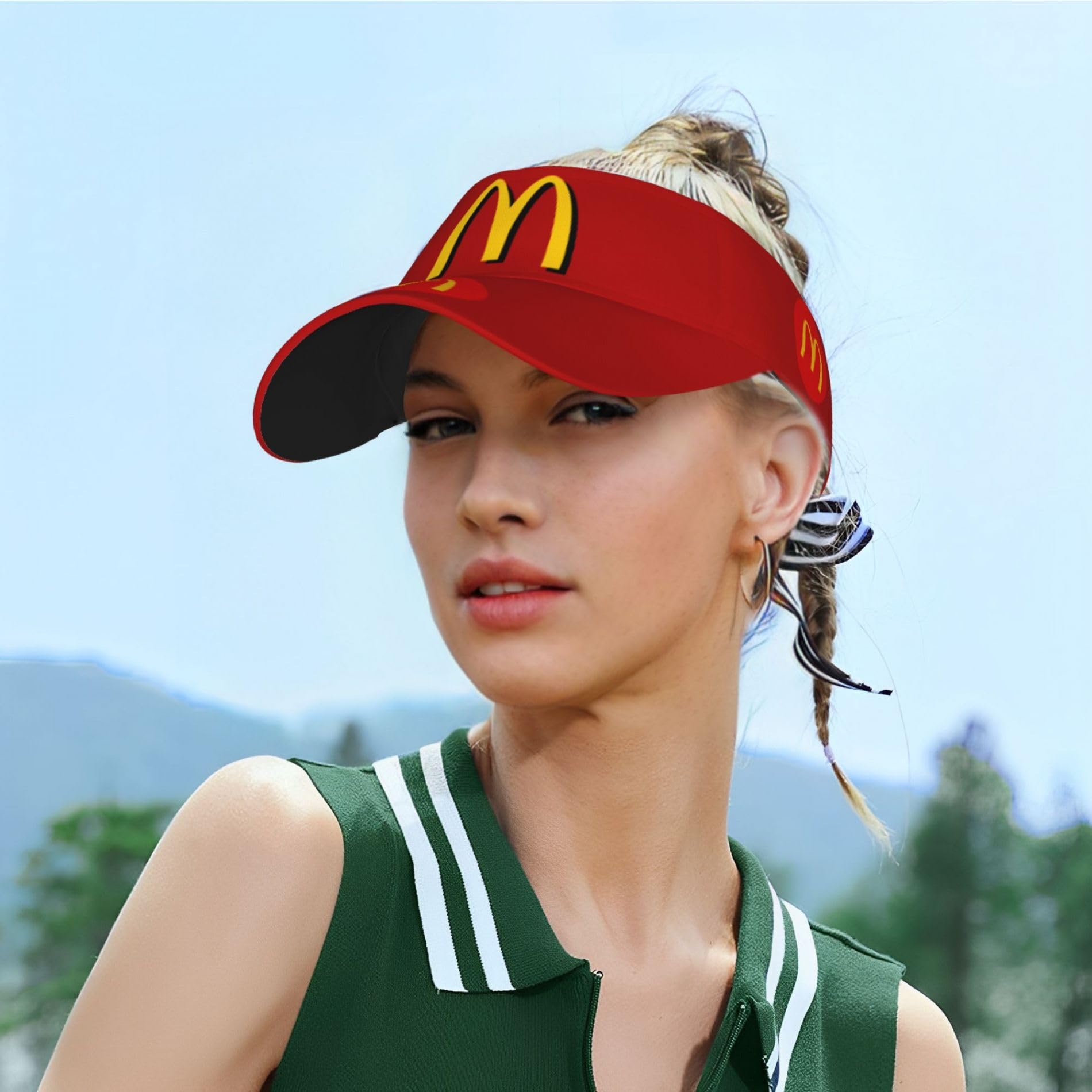 Unisex Adjustable Sport Sun Visor Hat - Breathable Empty Top Baseball Cap for Men & Women - Perfect for Running, Golf, Tennis & Outdoor Activities