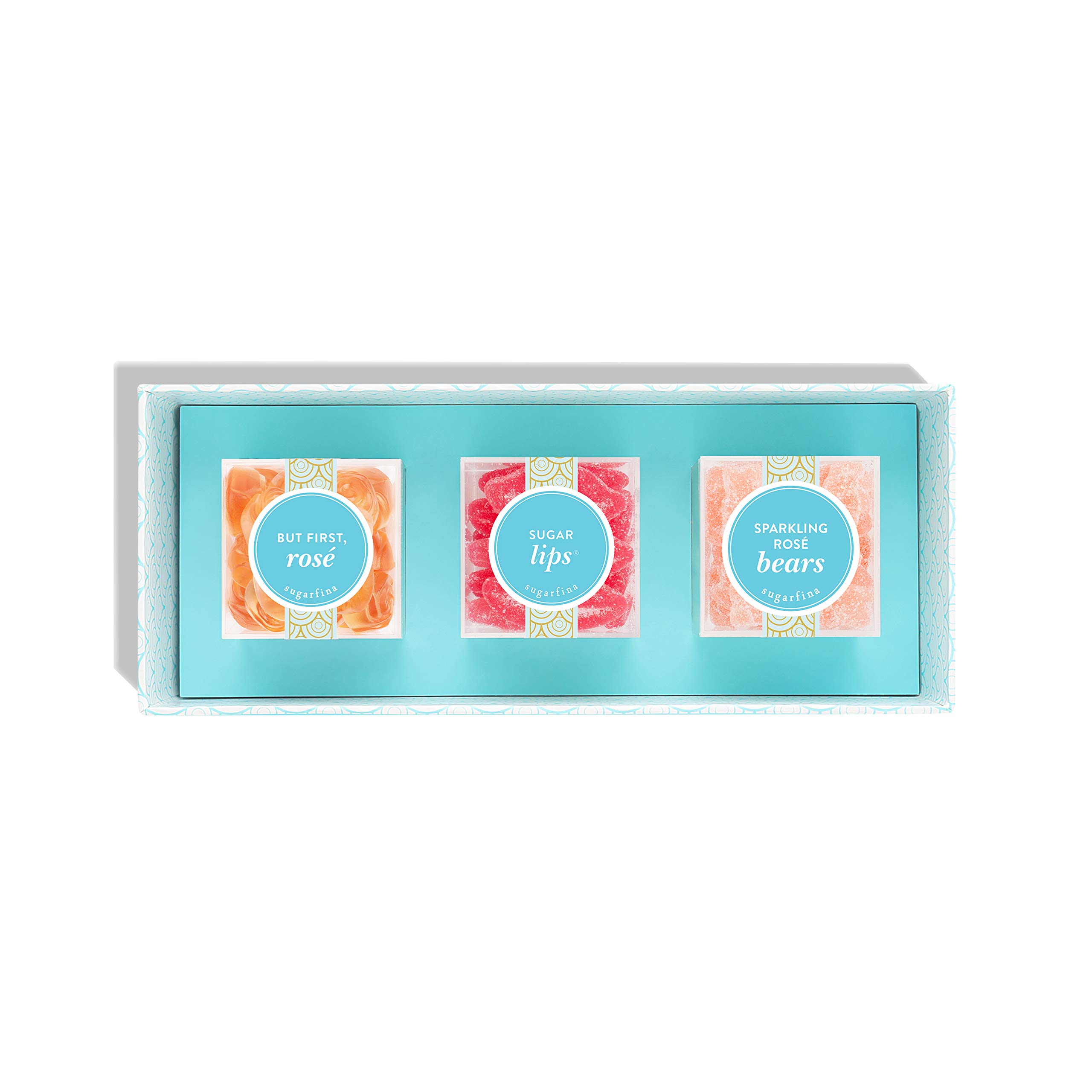 Sugarfina Treat Yourself 3-Piece Candy Bento Box Set - Luxury Gourmet Candies for Gifts, Parties & Special Occasions