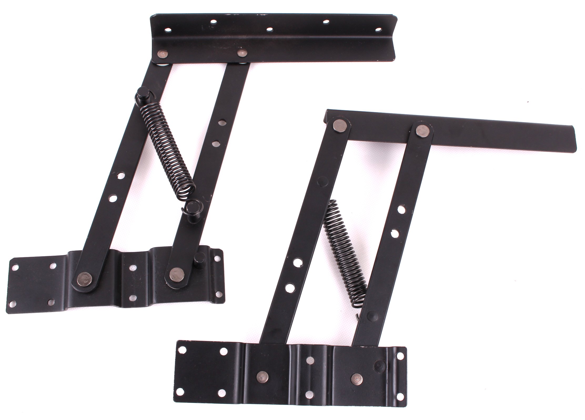 Modern Coffee Table Lift Mechanism - Black Spring Hinge for Furniture & DIY Projects