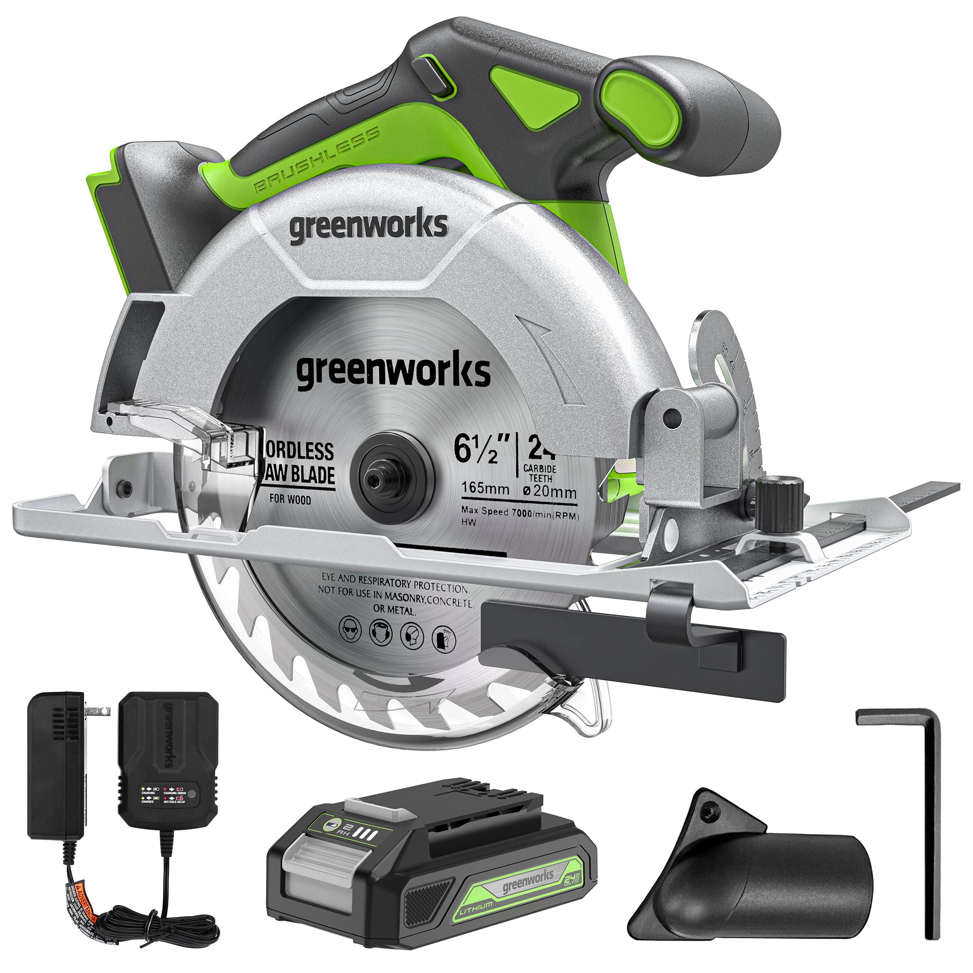 Greenworks 24V Brushless 6.5