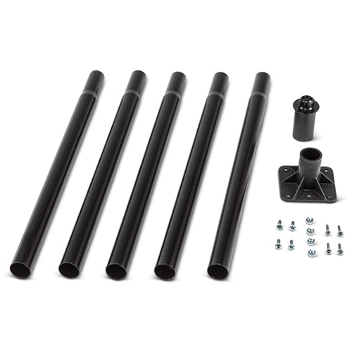 Universal 72 Sectional Pole Kit - Adjustable Length for Clothes Drying, Shower Curtains & Room Dividers - Heavy Duty Stainless Steel Rod for Home & Laundry Use