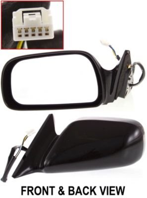 Kool Vue Power Heated Side Mirror Replacement for 1999 Toyota Solara - Driver Side, Anti-Glare, Easy Installation - Perfect for Night Driving and Winter Conditions