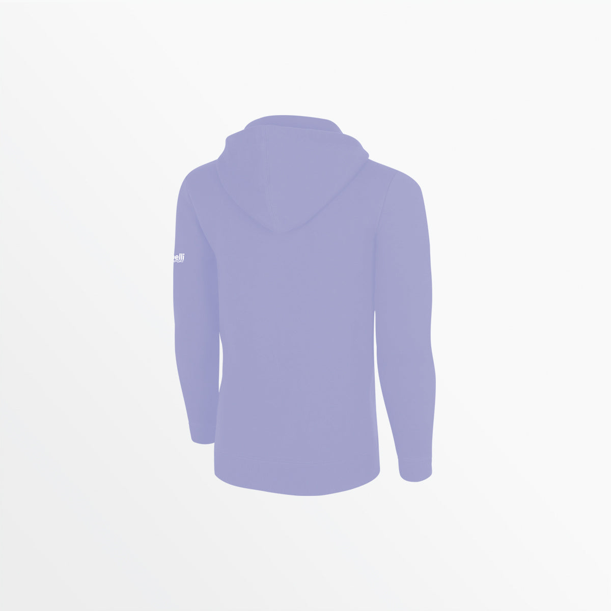 Men's Basic Fleece Pullover Hoodie with Sleeve Logo - Cozy Casual Wear for Winter, Gym & Outdoor Activities