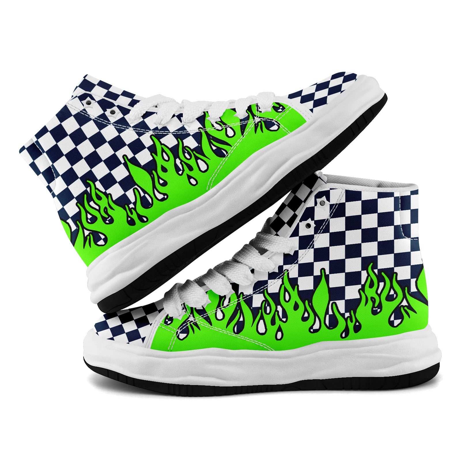Custom Green Blue White Seattle Firesoul Personalized Sneakers - Breathable Comfortable Running Shoes for Men & Women | Perfect for Jogging, Gym Workouts and Casual Wear (Style: FN039 D020272 27)