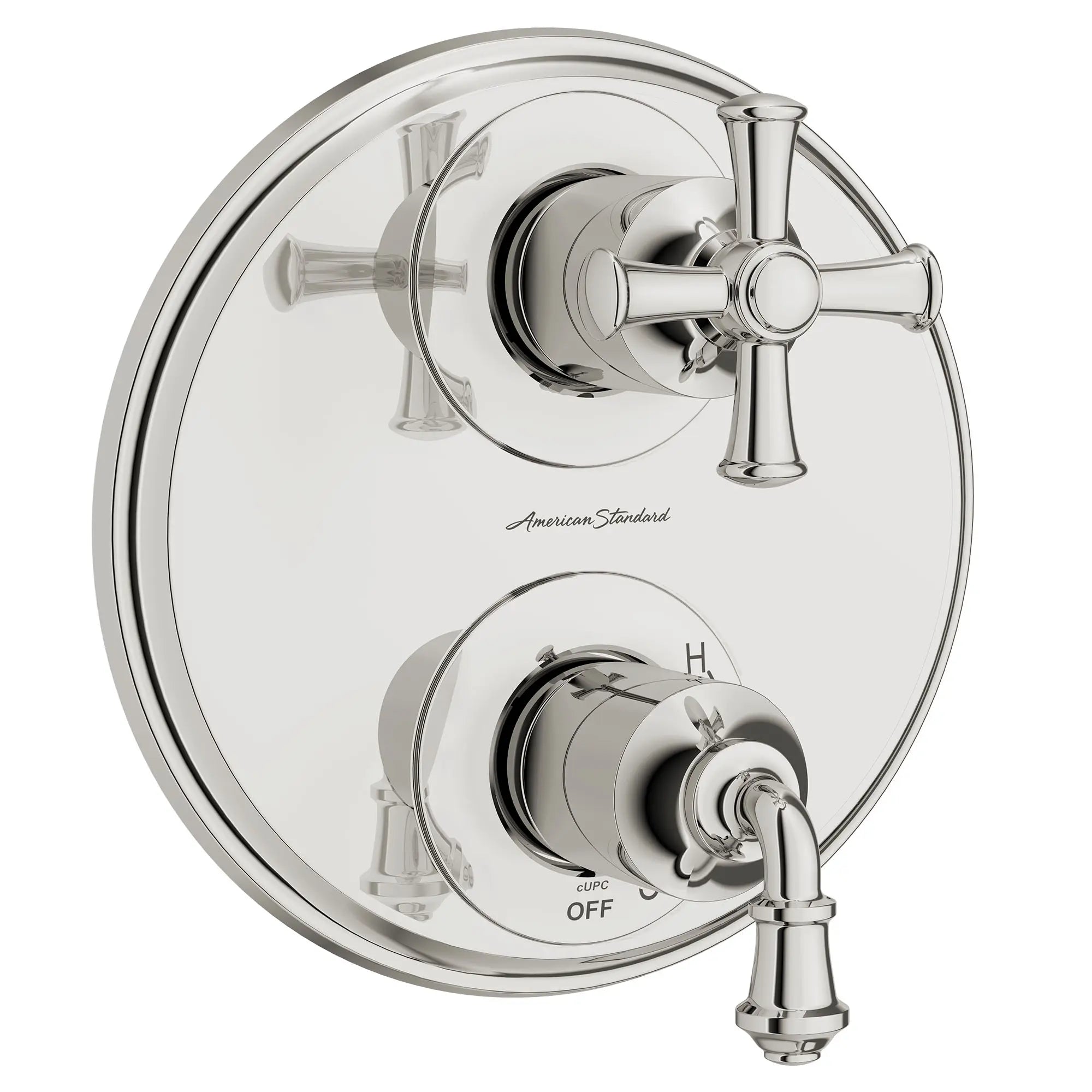 Delancey® 2 Handle Integrated Shower Diverter Trim Kit - Chrome Finish for Bathroom & Shower Remodel - Perfect for Modern Home Upgrades