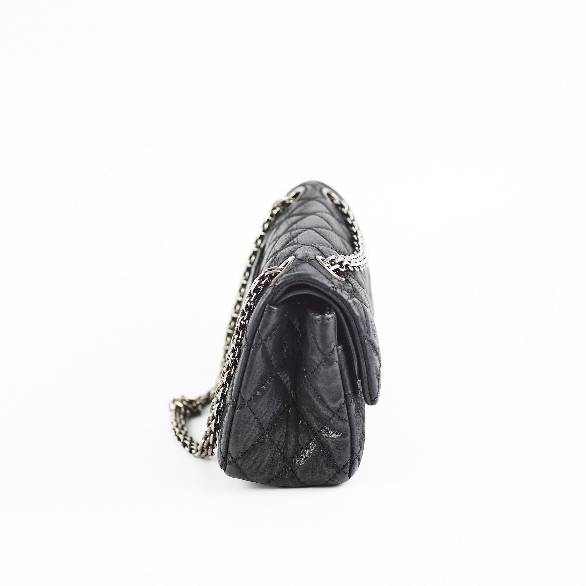 Chanel Mini Reissue 2.55 Black Leather Crossbody Bag - Luxury Designer Handbag for Women, Perfect for Evening Parties & Date Nights