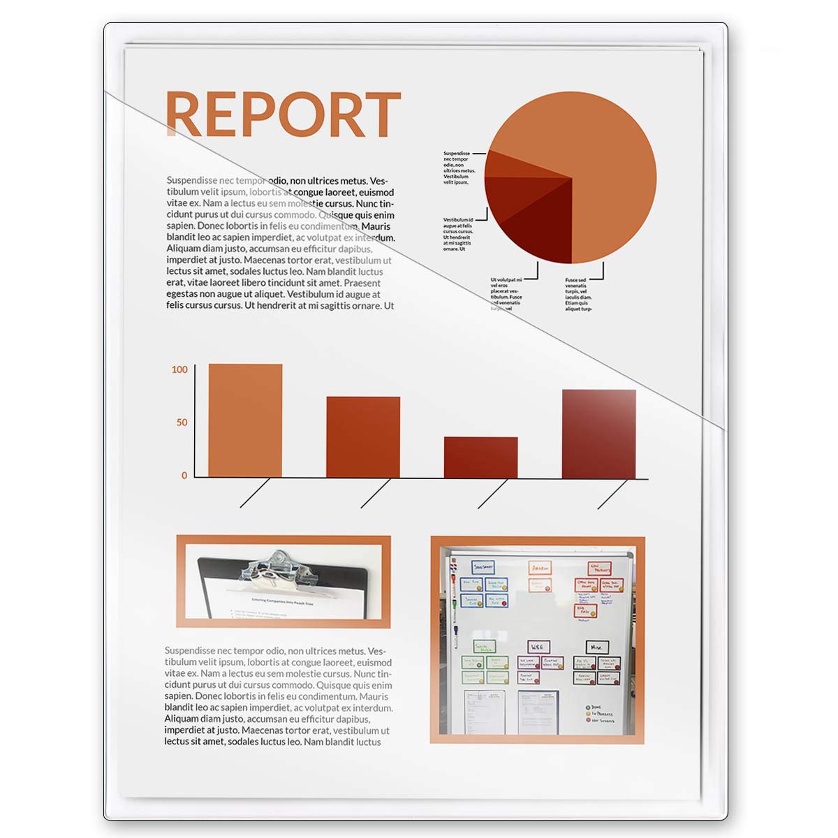 StoreSMART Slash File Jackets - 8.5
