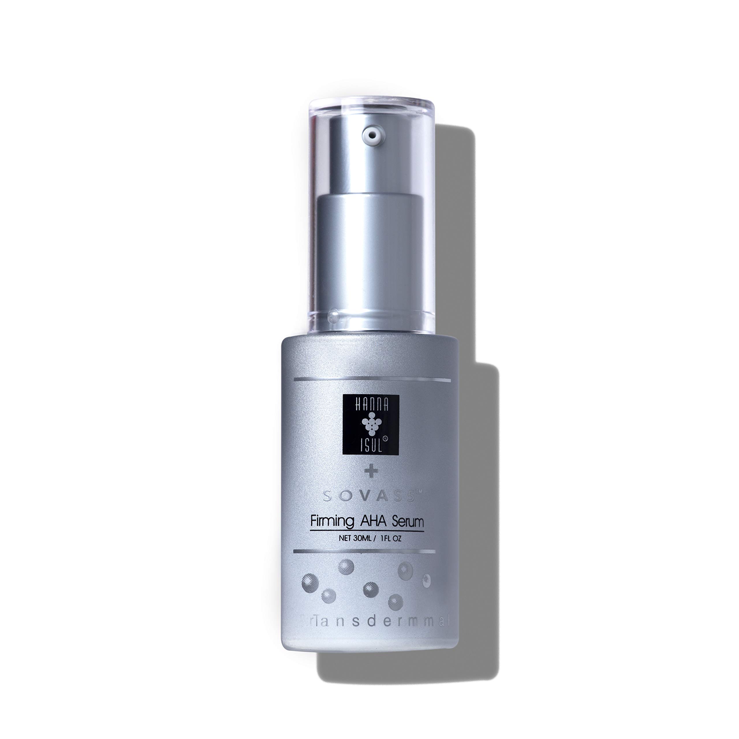 KOREAN SOVAS-5 Firming AHA Serum - Anti-Aging Skin Tightening & Wrinkle Repair Serum with Vitamins A, C, E - Clinically Proven K-Beauty Treatment for Youthful Glow - 0.5 FL OZ (Perfect for Nighttime Skincare Routine & Daily Anti-Wrinkle Care)