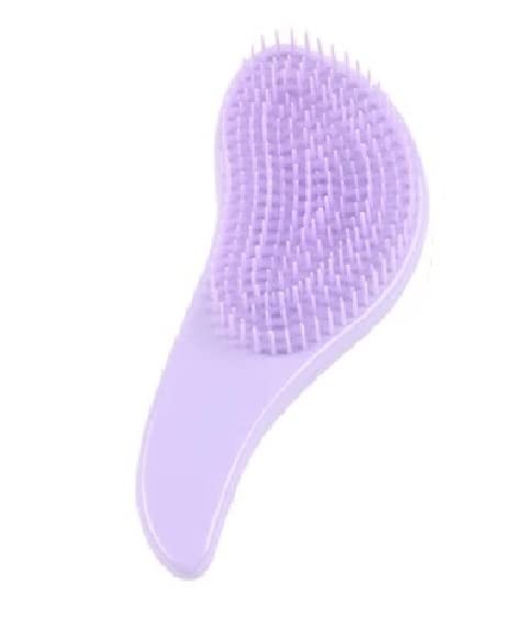 Frackson Detangling Hair Brush with Scalp Massage - Wet & Dry Hair Comb for Women & Men - Salon Styling Tool for Curly, Thick, Long Hair (Purple) - Perfect for Home Use, Travel & Professional Styling