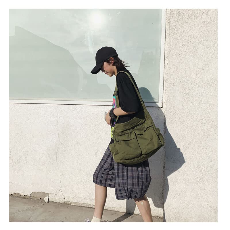 Stylish Canvas Tote Bag for Women & Men - Large Capacity Casual Shoulder Handbag - Perfect for Work, Travel, and Everyday Use