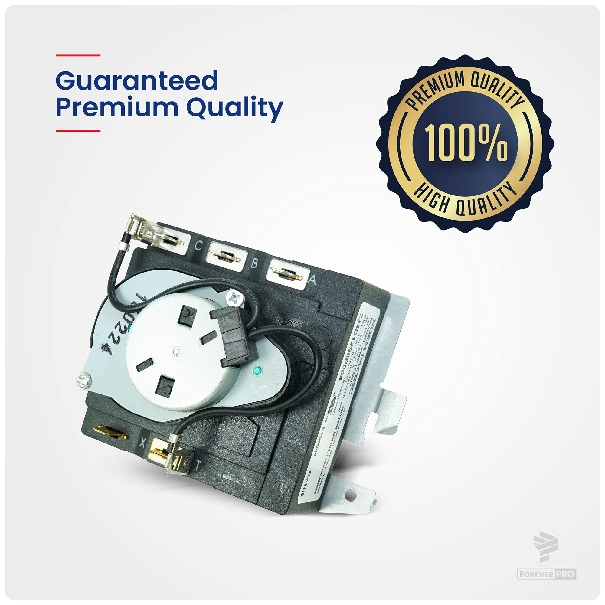 ForeverPRO WE4M532 Dryer Timer Replacement for GE WE4M362, 3029573, PS8746223 - Compatible with GE Dryers for Home Laundry Use