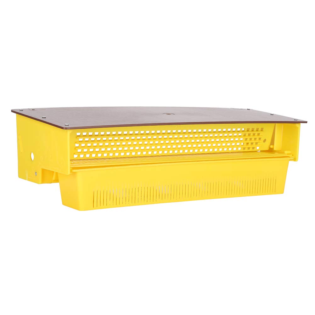 Bee Pollen Collector Box - Adjustable Multifunctional Hive Feeder with Removable Ventilated Design for Beekeeping & Honey Production | Perfect for Backyard Beekeepers & Commercial Apiaries