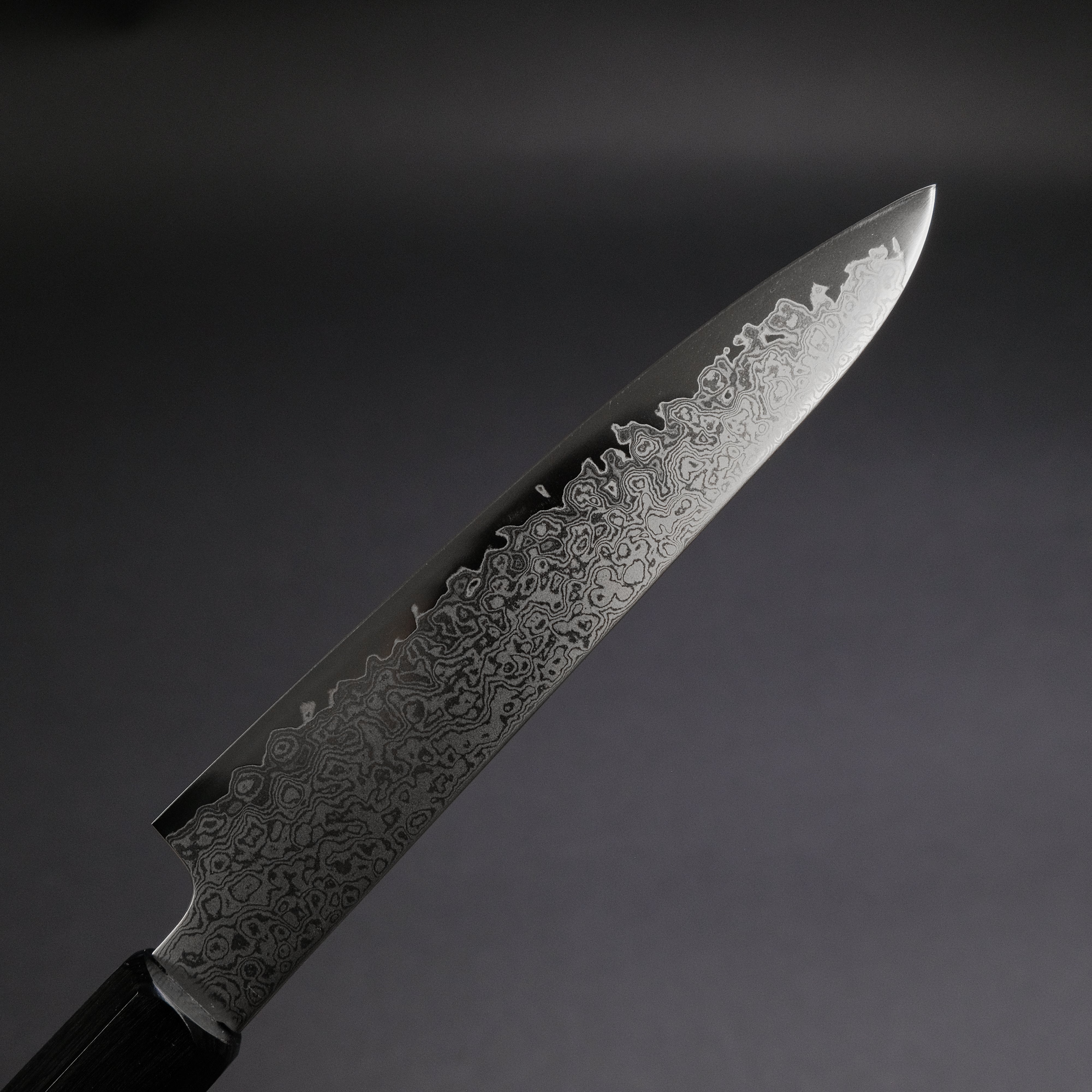 Hitohira Imojiya TH Damascus Petty Knife 150mm - Japanese Chef Knife with Pakkawood Handle (Red) - Perfect for Precision Slicing, Fruit Cutting & Small Kitchen Tasks