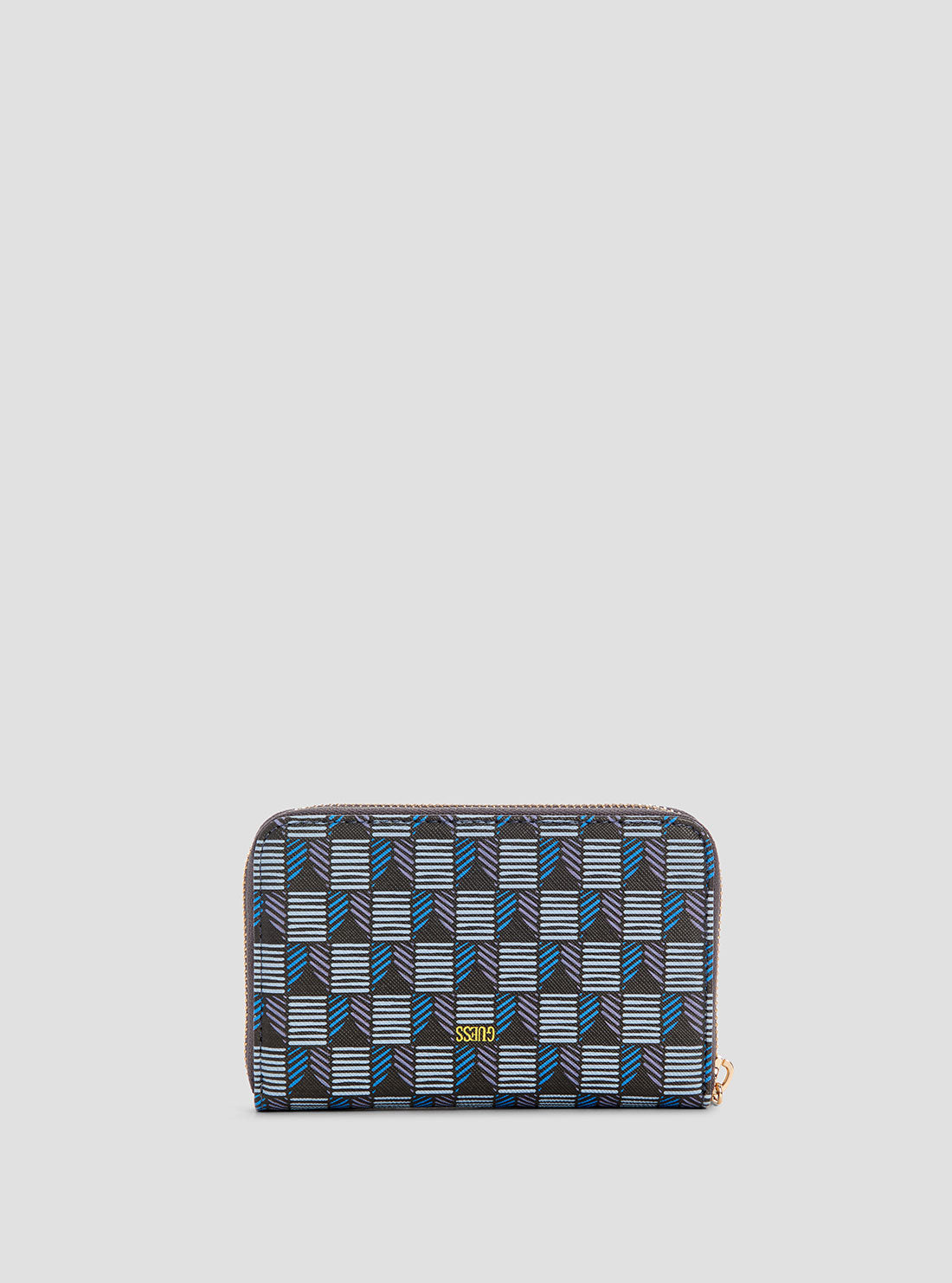 Blue Logo G Wave Medium Wallet for Men & Women - Slim RFID Blocking Bifold Wallet - Perfect for Travel, Business & Everyday Use