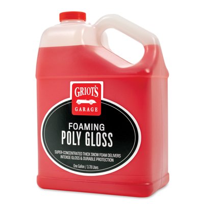 Griot's Garage Foaming Surface Wash & Foaming Poly Gloss 1 Gallon Car Wash Kit with Premium Chenille Wash Mitt - Ultimate Car Detailing Solution for Shine & Protection