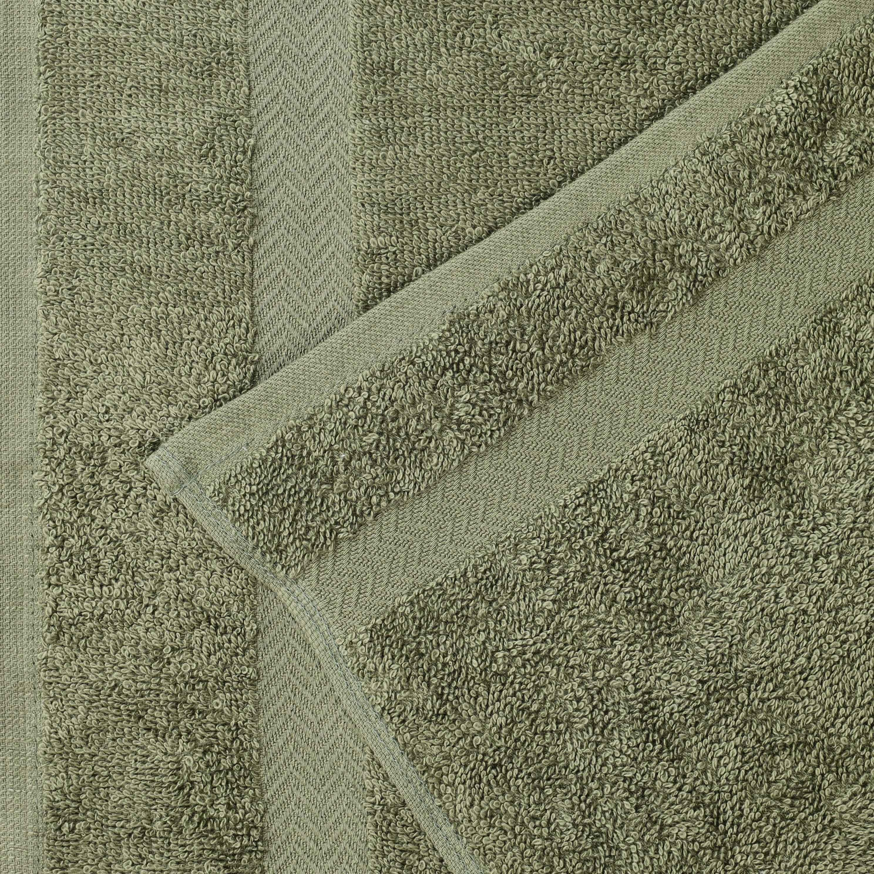 Franklin 100% Cotton Eco-Friendly Bath Towel Set - 12 Piece Soft Absorbent Towels for Bathroom, Spa & Gym Use