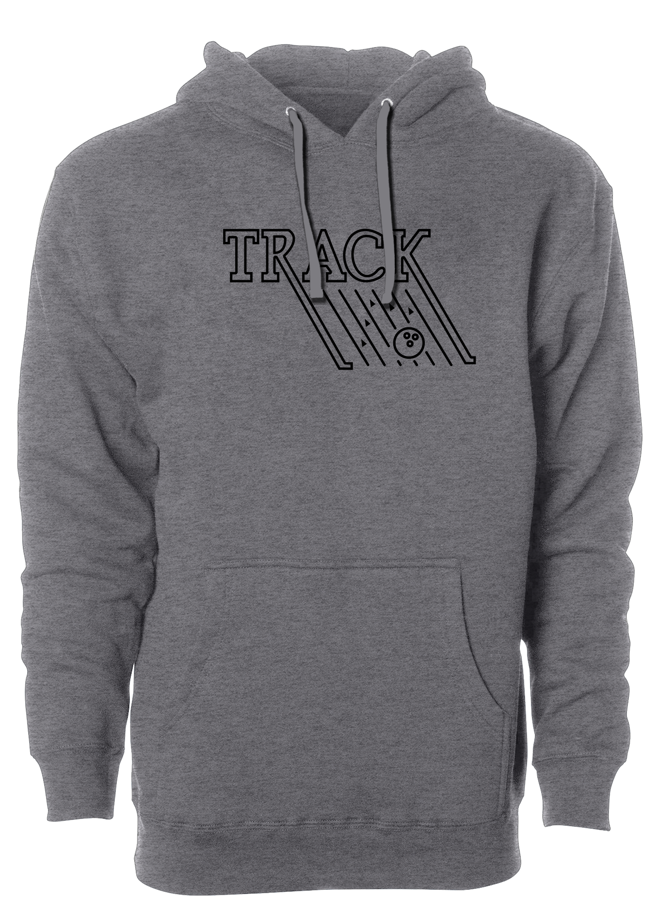 Vintage Track Bowling Hoodie - Retro Style Pullover Sweatshirt for Men & Women - Perfect for Bowling Leagues, Casual Wear, and Street Fashion