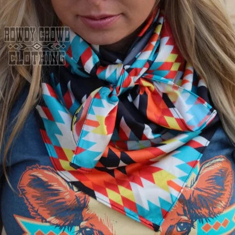 Bisbee Wild Rag - Premium Western Bandana for Cowboy, Cowgirl & Outdoor Enthusiasts - Perfect for Rodeo, Horseback Riding & Country Fashion
