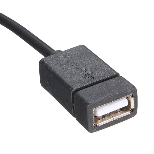USB to AUX Audio Adapter Cable for Mercedes Benz - Female USB to 3.5mm Auxiliary Car Stereo Media Interface - Perfect for In-Car Music Streaming & Hands-Free Calling