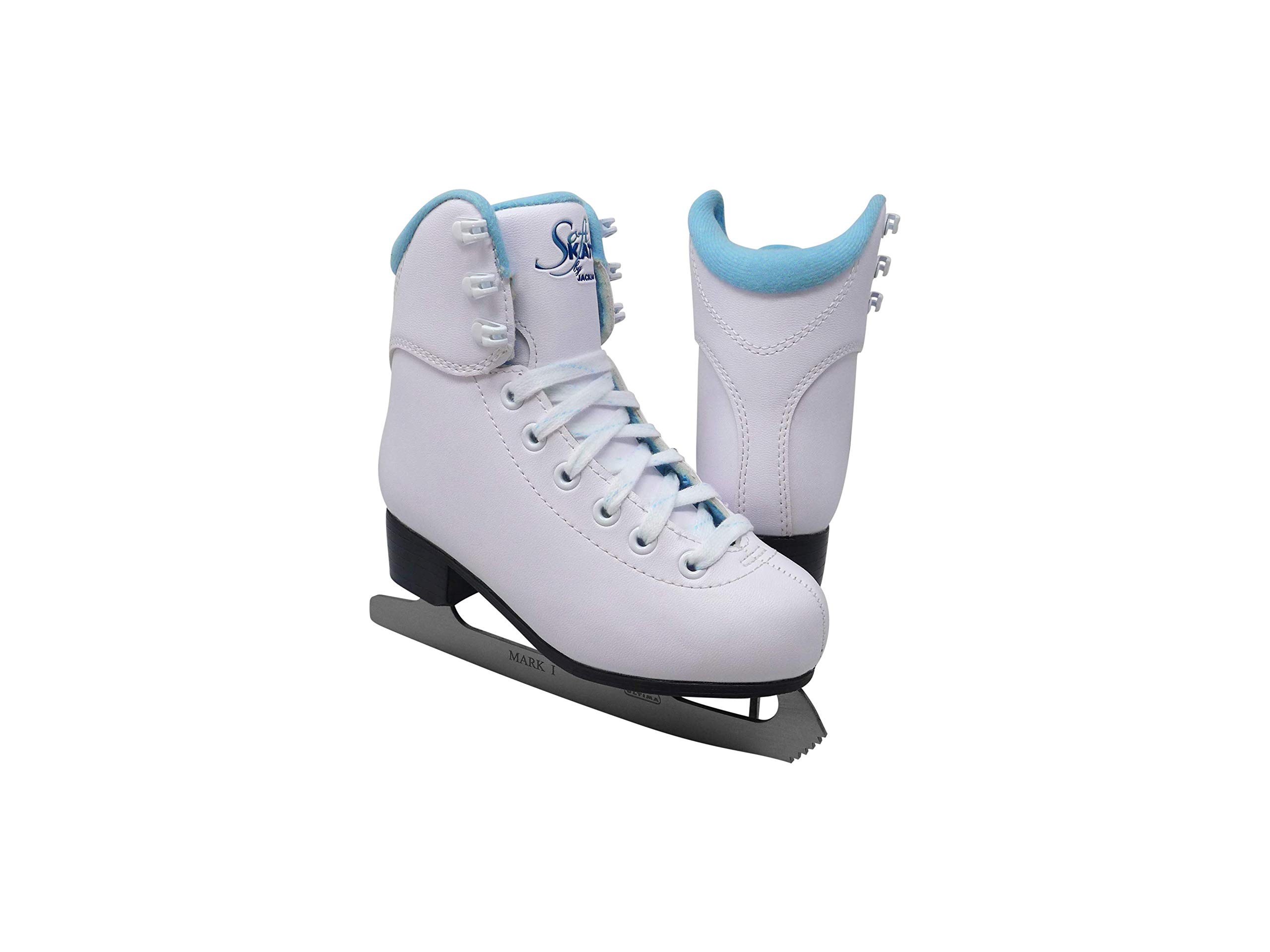 Jackson Ultima GS180 SoftSkate Women's Ice Skates - Blue, Fleece, Pink & Purple Colors | Comfortable Figure Skates for Recreational & Competitive Ice Skating