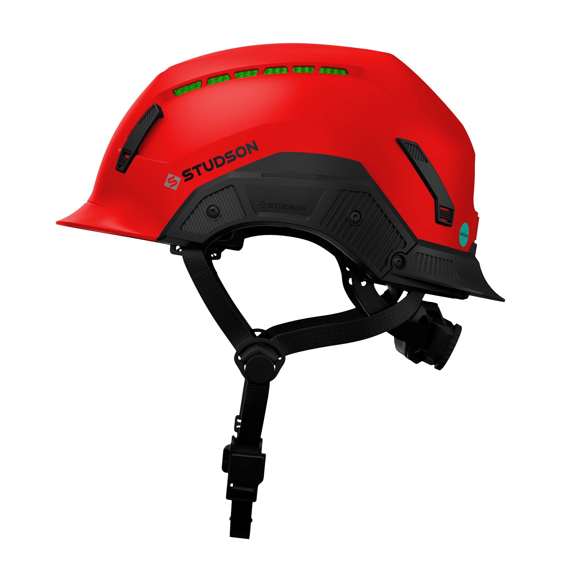 STUDSON SHK-1 Vented Safety Helmet - ANSI Approved Hard Hat for Construction, Industrial & Outdoor Work - Lightweight & Breathable Design for Comfort
