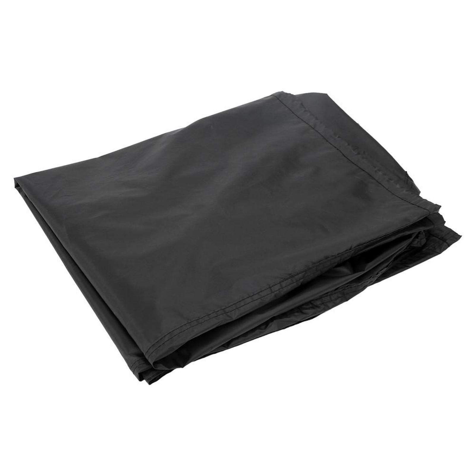 Waterproof BBQ Grill Cover with PU Coating - Heavy-Duty Polyester Outdoor Barbecue Protector for Garden & Patio (145x61x117cm, Black) - Perfect for Charcoal, Gas & Smoker Grills