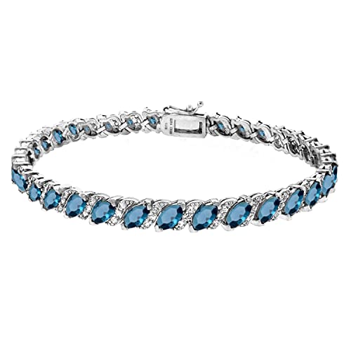 Simulated London Blue Topaz