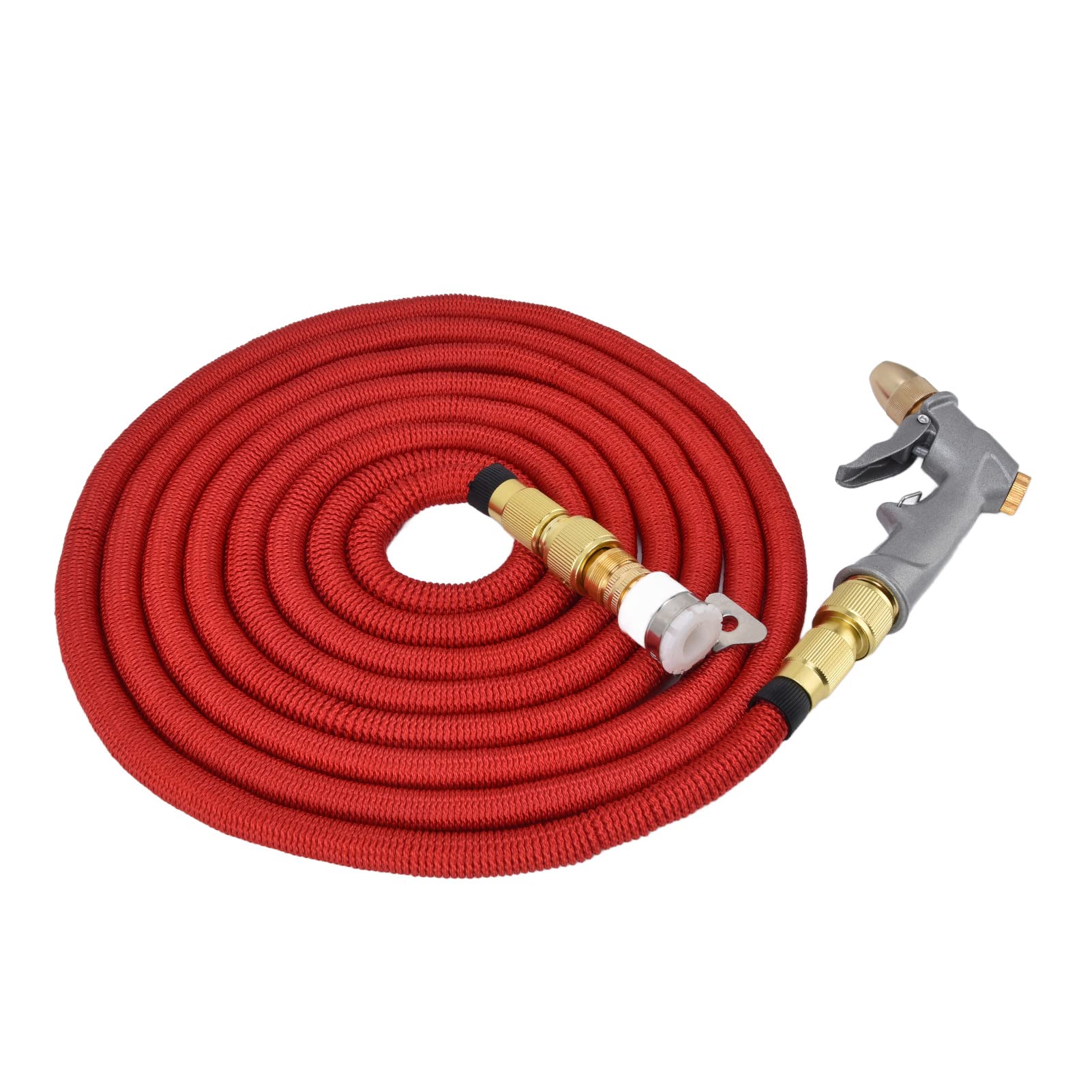 Tgoon 15m/49.2ft Heavy Duty Garden Water Hose - Flexible, Durable, Kink-Free Lawn Watering Pipe for Outdoor Plants, Yard, and Car Washing