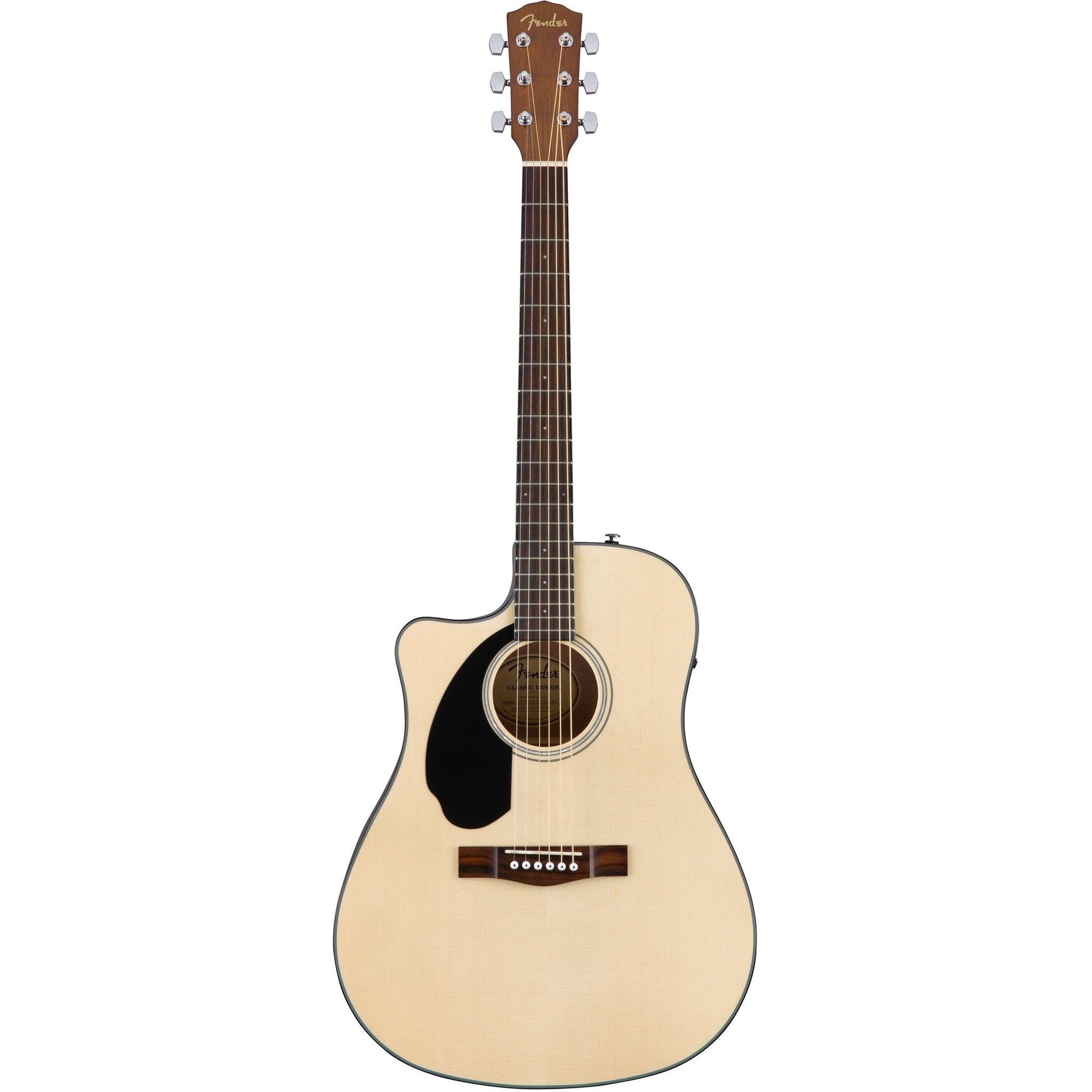 Fender CD-60SCE Left-Handed Acoustic Guitar - Natural Finish | Perfect for Beginners & Left-Handed Players | Home, Studio & Stage Performance