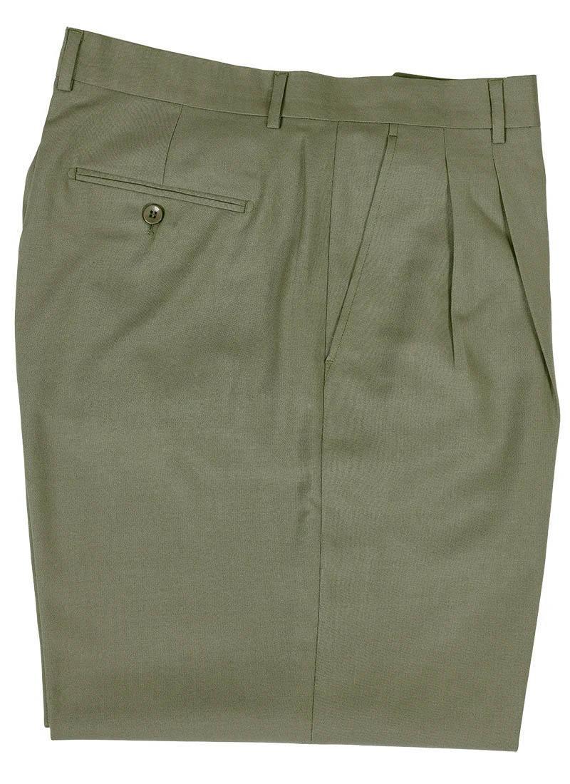 Stylish Green Peated Wide Fit Pants for Women - Comfortable Loose Fit Trousers for Casual Wear, Office & Travel