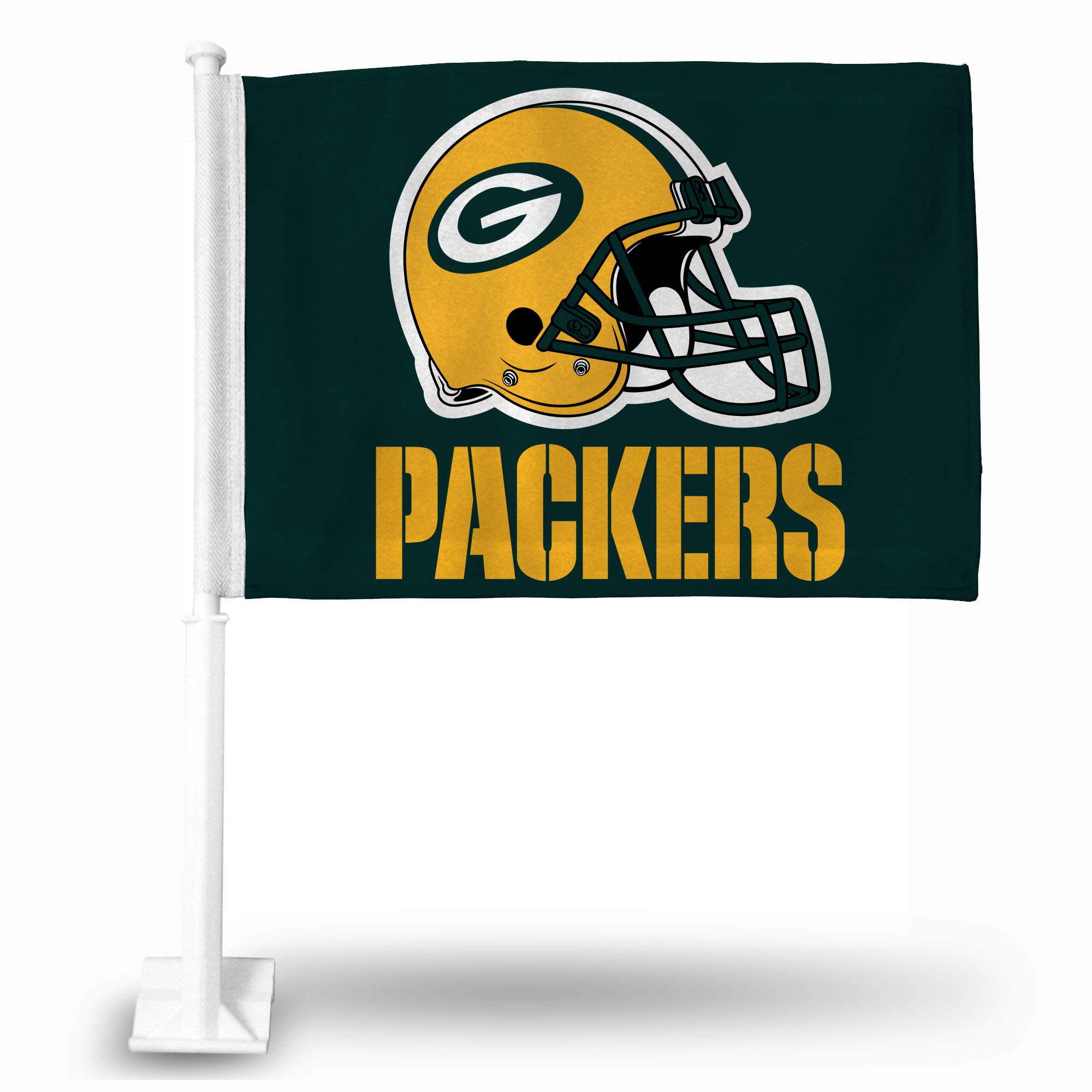NFL Car Flag Double Sided - Officially Licensed Team Logo - Durable Polyester Car Accessory for Game Day Tailgating & Road Trips