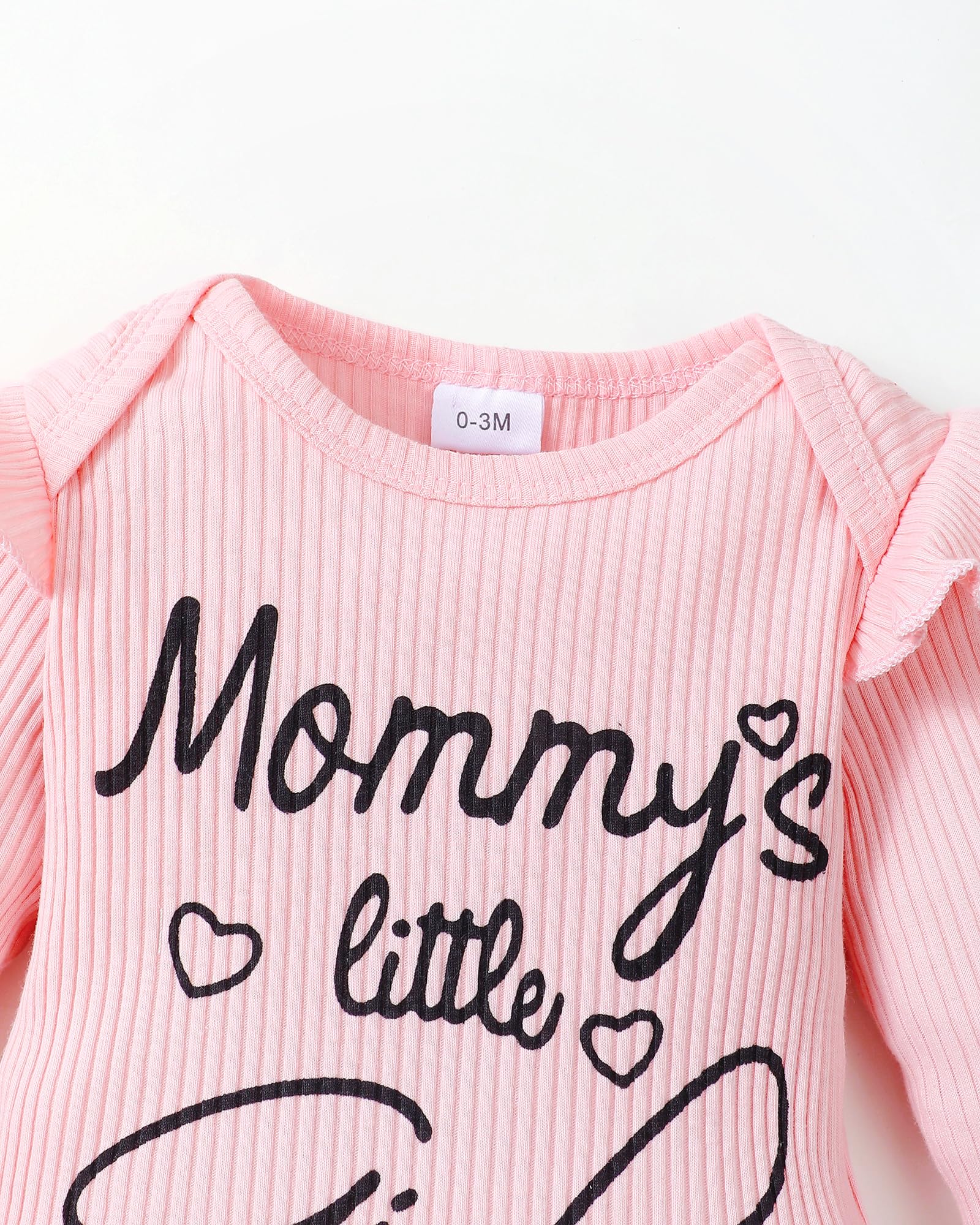 Adorable Infant Baby Girl Clothes - Newborn Long Sleeve Romper & Pants Set for Fall/Winter | Soft & Cozy Outfit for Newborns, Photo Shoots & Daily Wear
