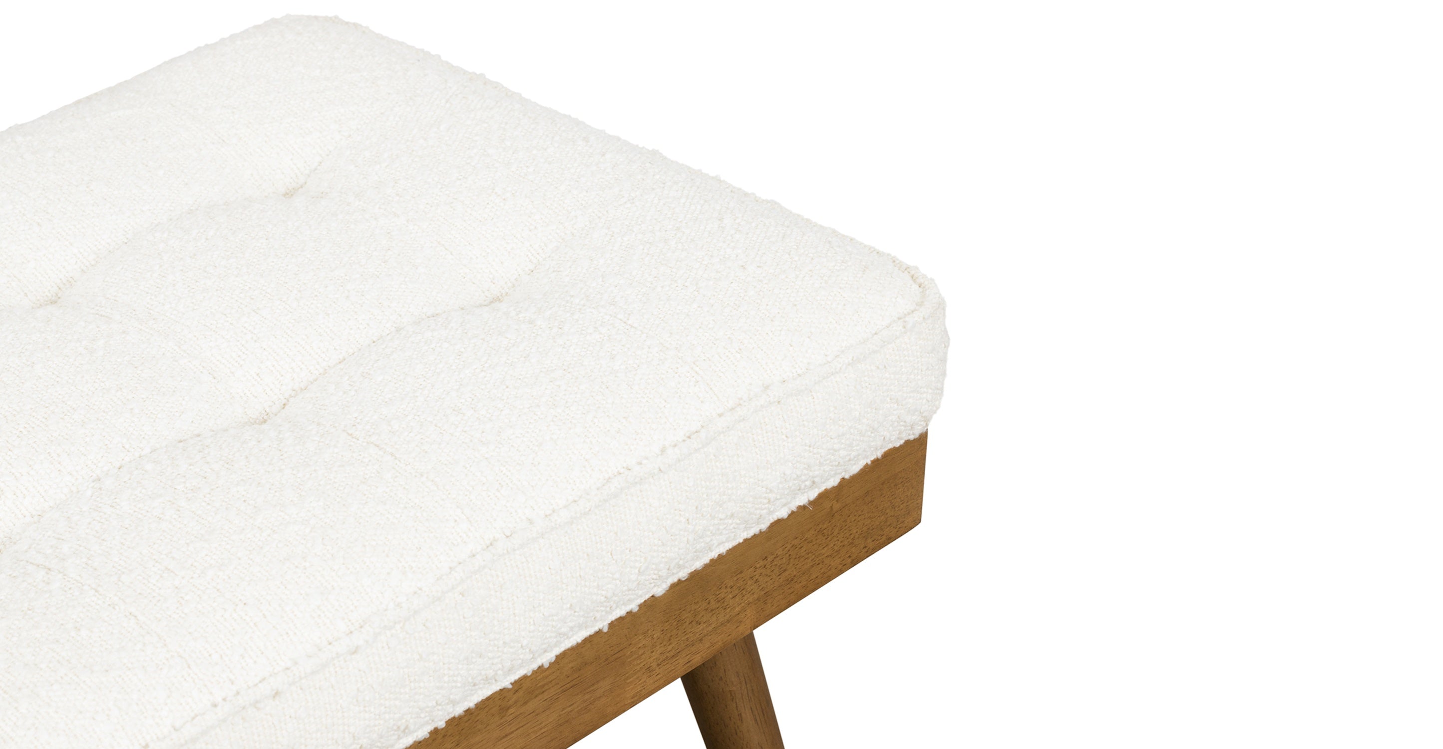 Luca Fabric Bench - Modern Upholstered Storage Ottoman with Removable Cushion | Perfect for Living Room, Bedroom & Entryway Seating & Organization