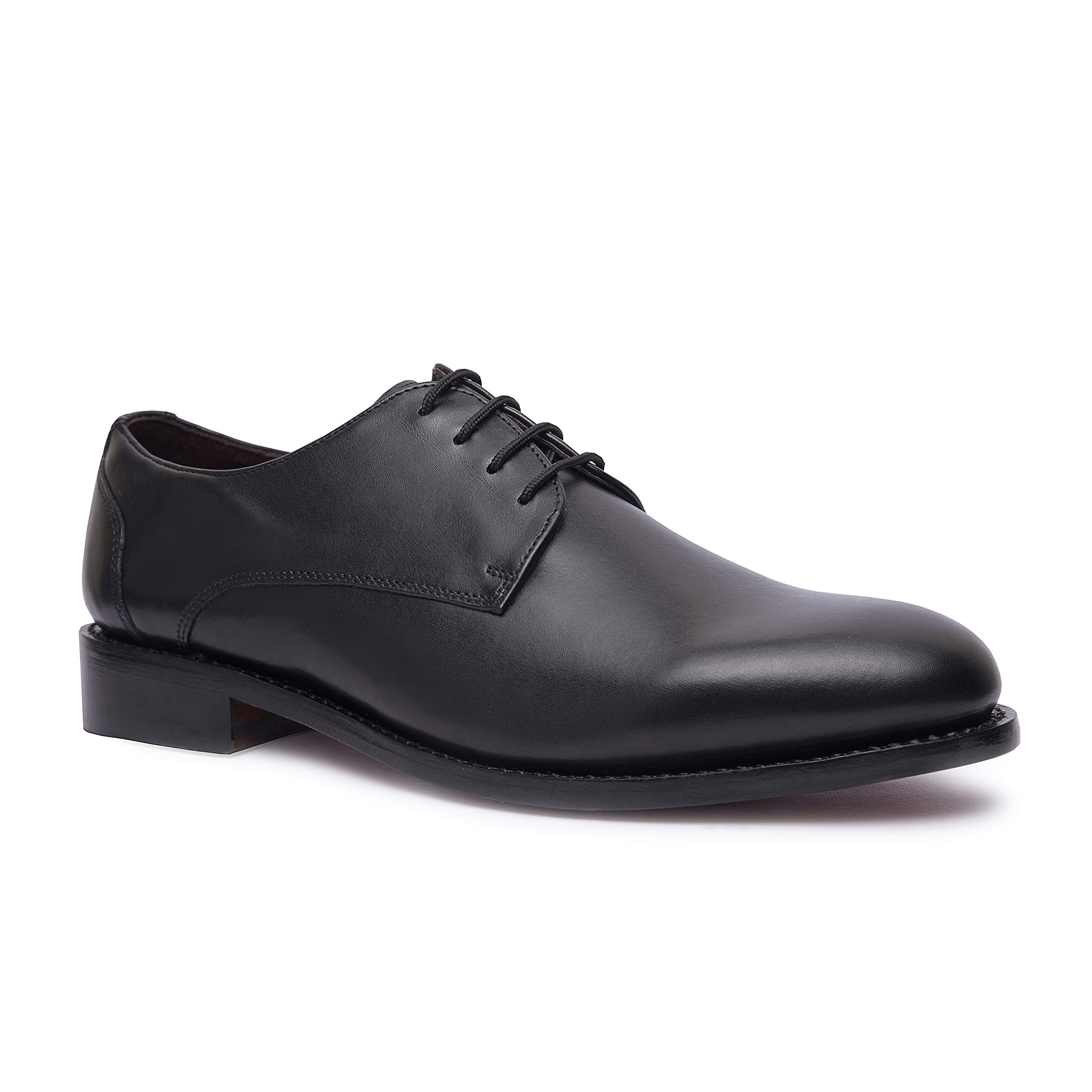 ALLONSI Men's Genuine Leather Oxford Dress Shoes - Goodyear Welted Cap Toe Formal Shoes for Wedding & Business - Handcrafted Luxury Leather Sole Dress Shoes for Office, Parties & Special Occasions