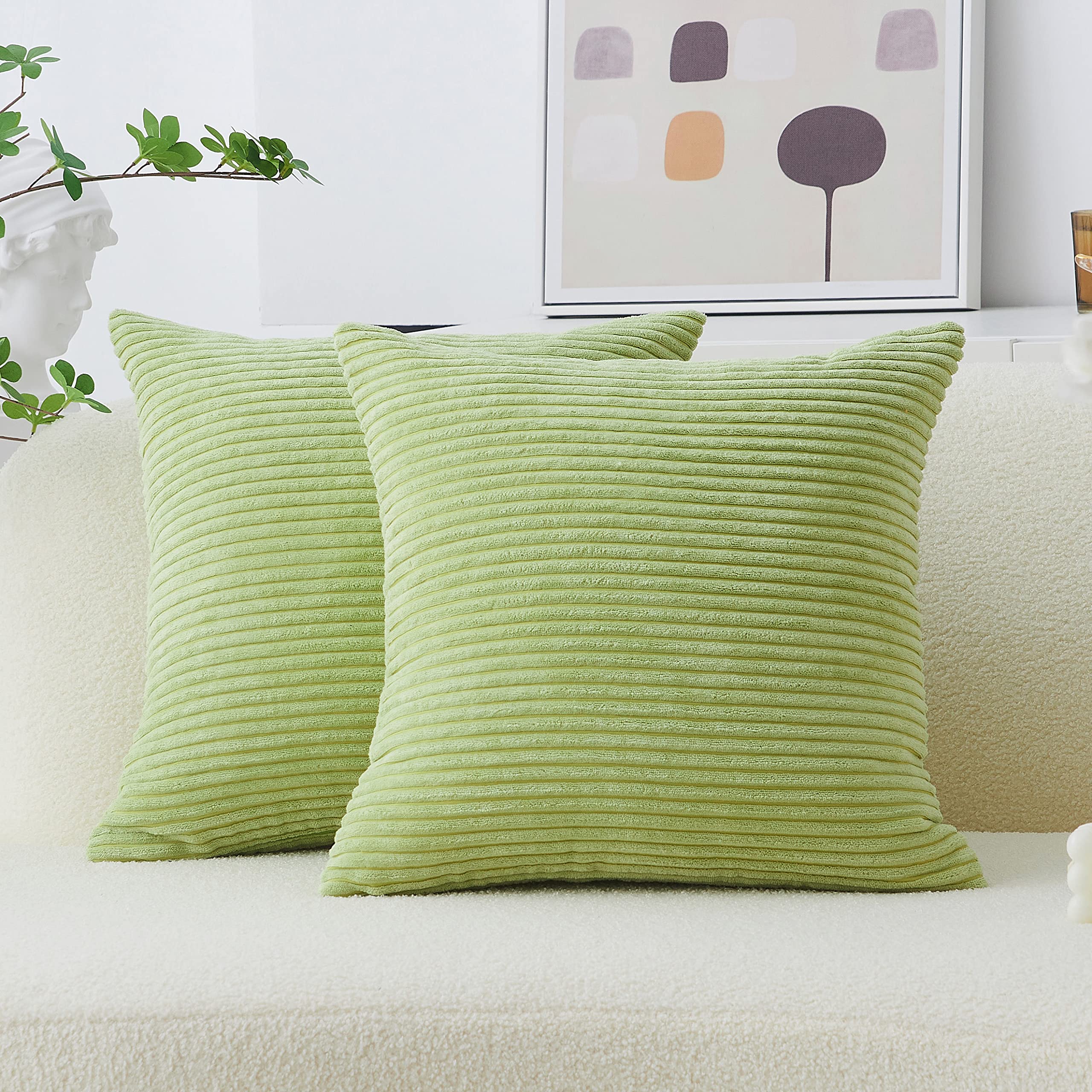 A Touch of Comfort: The Story of the Apple Green Corduroy Pillow Covers