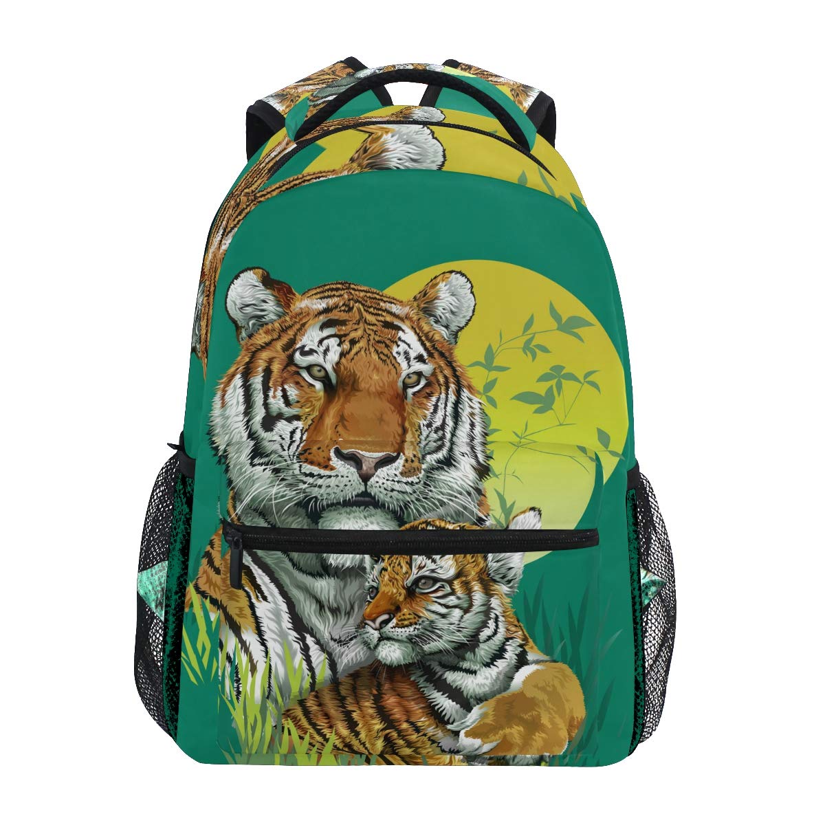 Tiger Family School Backpack for Boys & Girls - Durable Laptop Bookbag for Teens, Kids - Lightweight Travel Daypack for School, College, Work & Outdoor Adventures