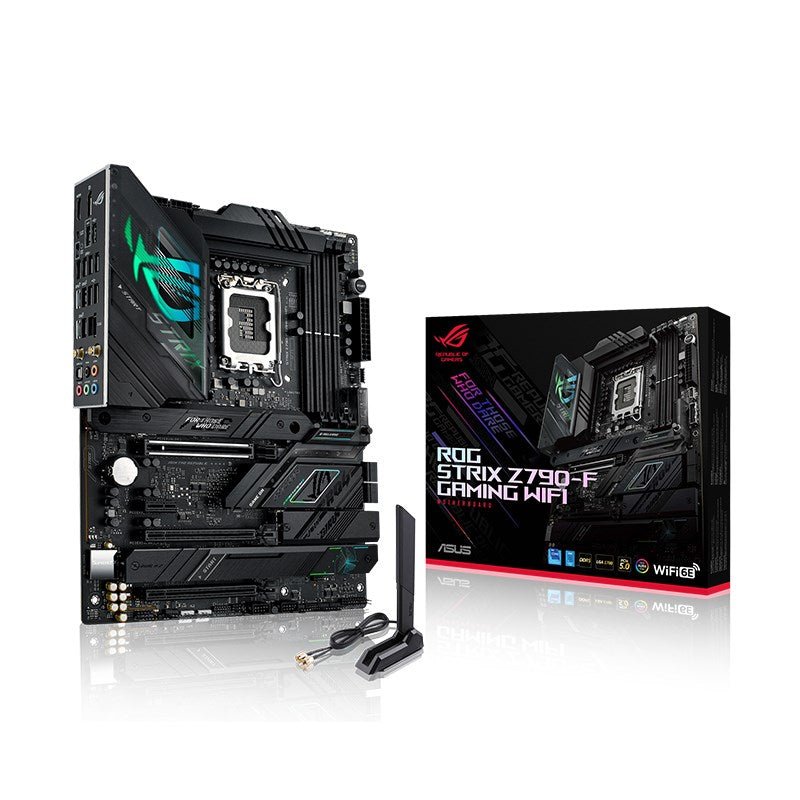 ASUS ROG STRIX Z790-F GAMING WIFI ATX Motherboard - LGA 1700 Socket, DDR5, PCIe 5.0, WiFi 6E, 2.5Gb LAN - Perfect for High-Performance Gaming PCs and Content Creation Workstations