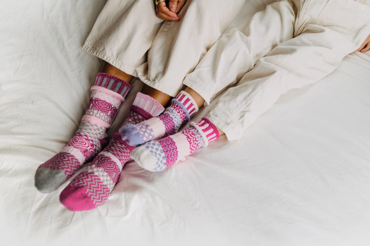 Solmate Socks - Fun Mismatched Crew Socks for Women & Men | Colorful Comfortable Cotton Socks for Everyday Wear, Gifts & Unique Fashion Statement