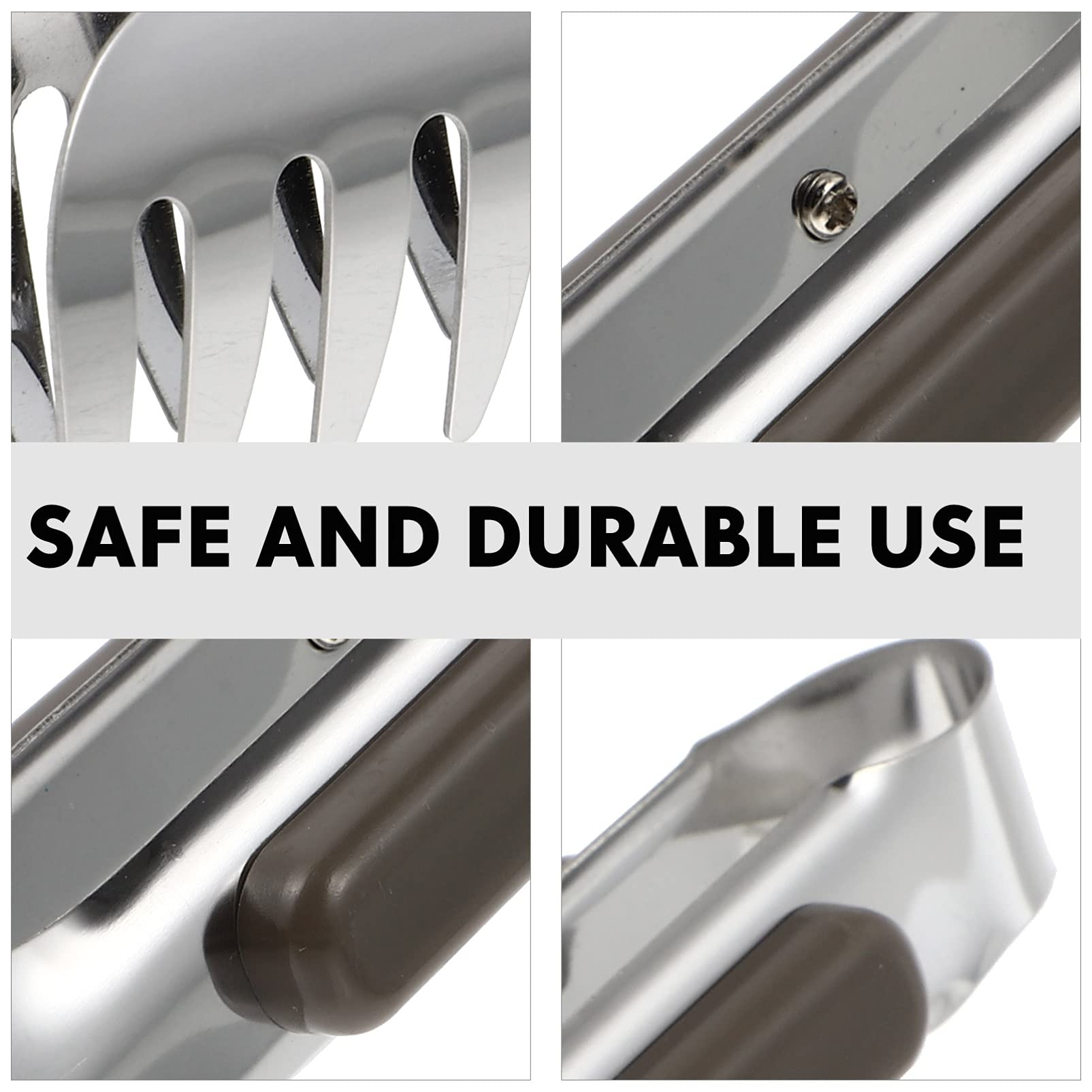 Heavy Duty Pasta Clips - Stainless Steel Fettuccine Noodle Holder for Cooking & Baking