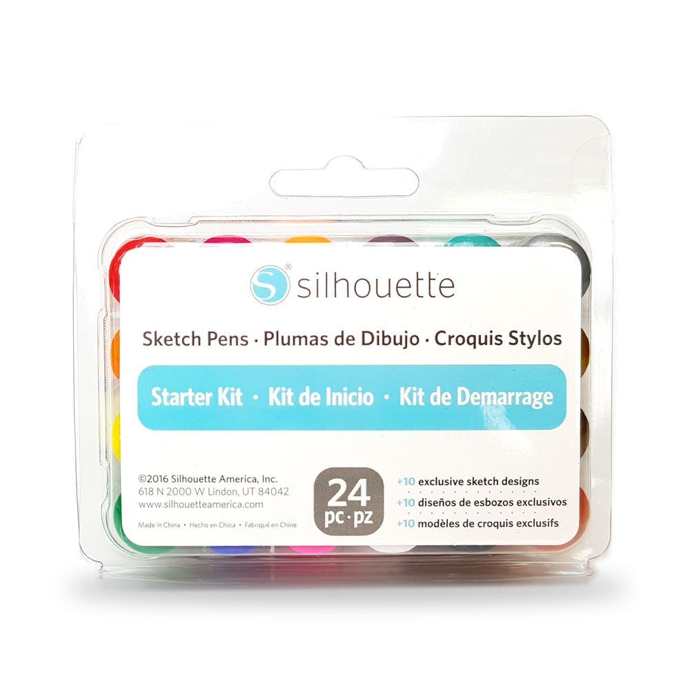 Silhouette Sketch Pens Starter Kit - Double the Ink for DIY Crafts, Scrapbooking & Card Making | Perfect for Vinyl Cutting & Home Decor Projects