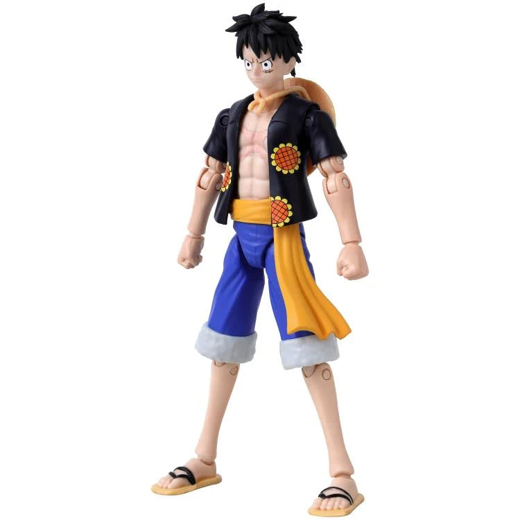 One Piece Anime Figure - Monkey D. Luffy Dressrosa Version Collectible Action Figure | Perfect for Anime Fans, Gift for One Piece Lovers, and Home/Office Decoration