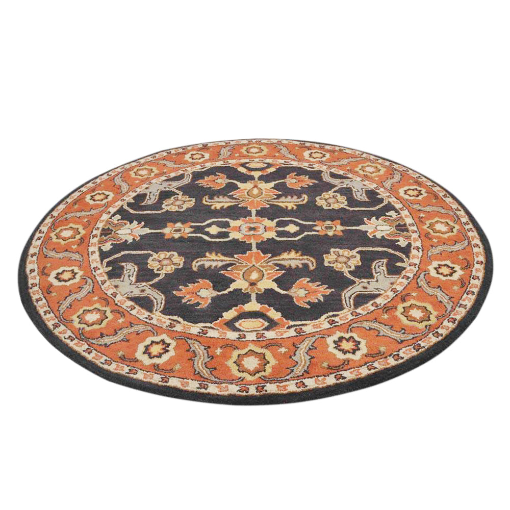 Luxury Dabir Hand Tufted Wool Area Rug - Soft & Durable Living Room Carpet for Bedroom, Office Decor - Perfect for Home, Apartment & Workspace