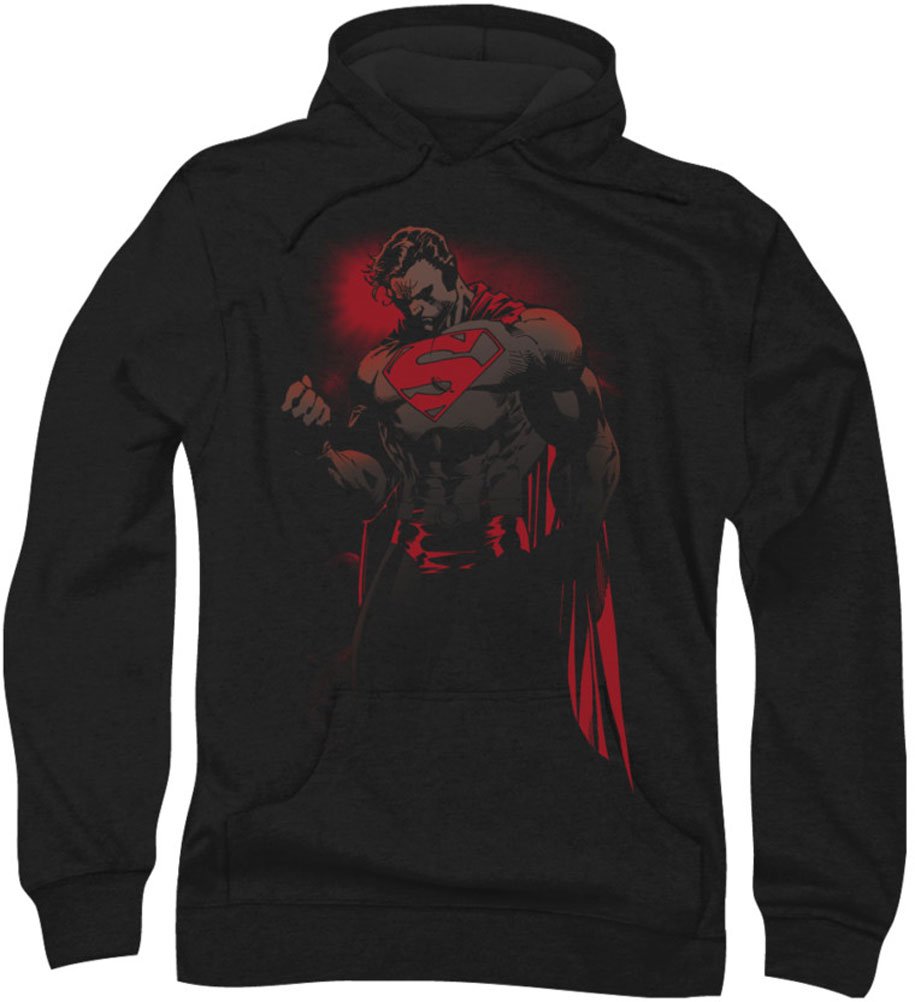 Superman Red Son Hoodie for Men - Vintage Superhero Graphic Pullover Sweatshirt | Perfect for Cosplay, Comic Con & Casual Wear