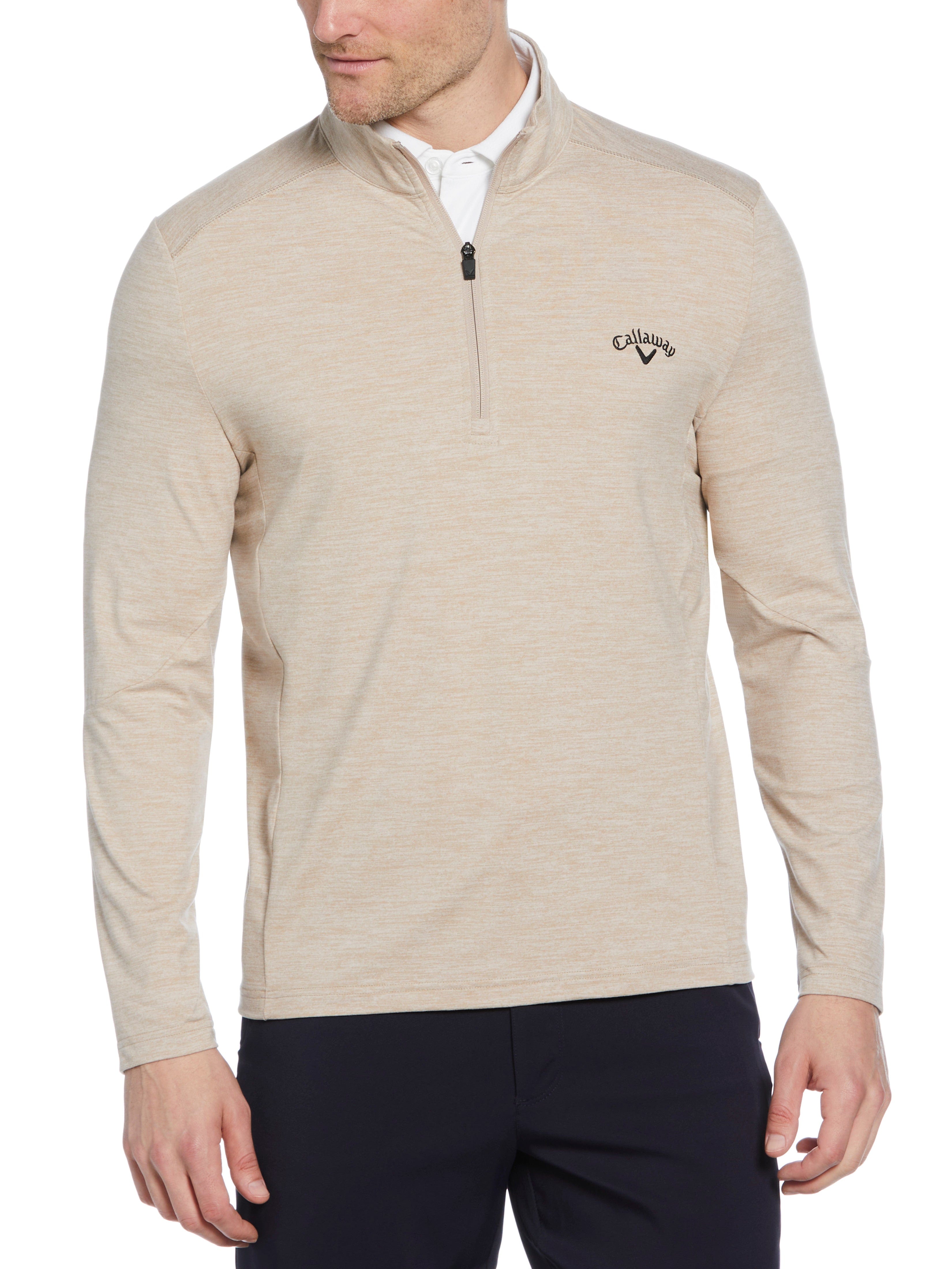Men's Lightweight 1/4 Zip Golf Pullover - Breathable Performance Shirt for Golfing, Running & Outdoor Activities