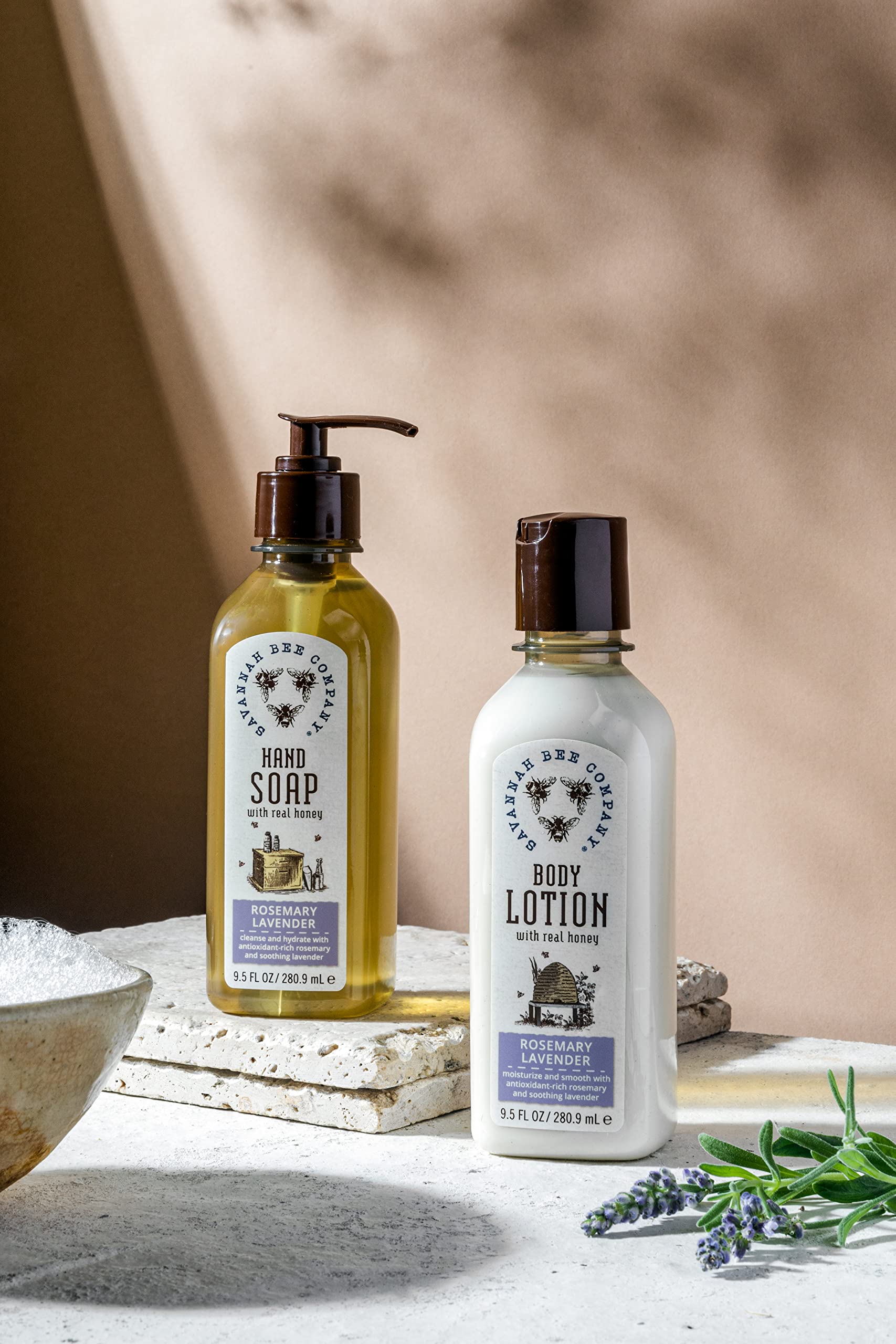 Savannah Bee Company All Natural Honey Body Lotion for Women & Men - Moisturizing & Nourishing Dry Skin Care - Perfect for Daily Hydration & After Shower Use