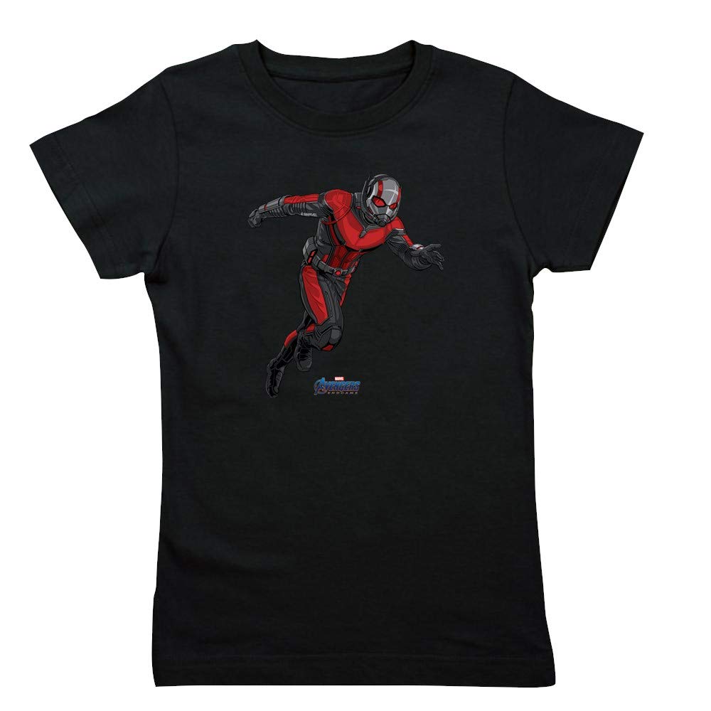 Ant-Man Girls Slim Fit T-Shirt | Superhero Graphic Tee for Kids | Perfect for School, Playdates & Comic Con
