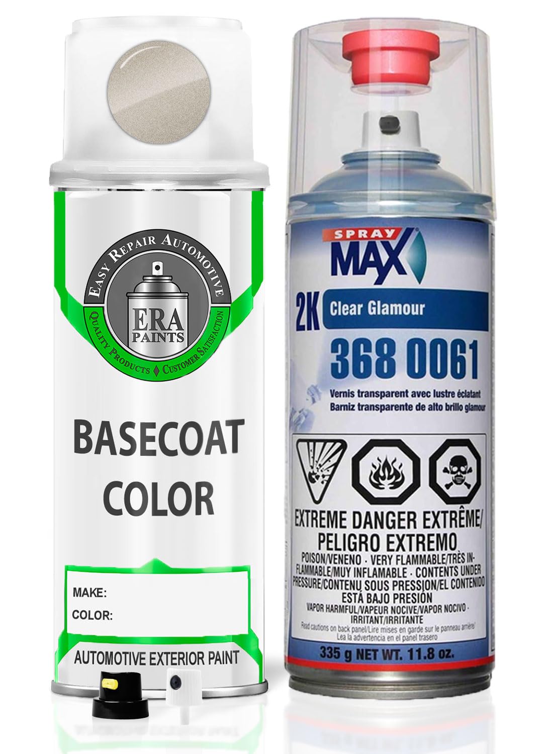 ERA Paints WA642R/GIM - Tiara Tan Metallic Automotive Touch Up Spray Paint for Cadillac - Exact Color Match with 2K 3680061 Clearcoat Kit - Perfect for Car Scratch Repair & DIY Auto Body Restoration
