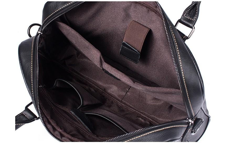 Premium Genuine Leather Messenger Bag for Men & Women - Stylish Crossbody Satchel for Work, Travel & Daily Commute