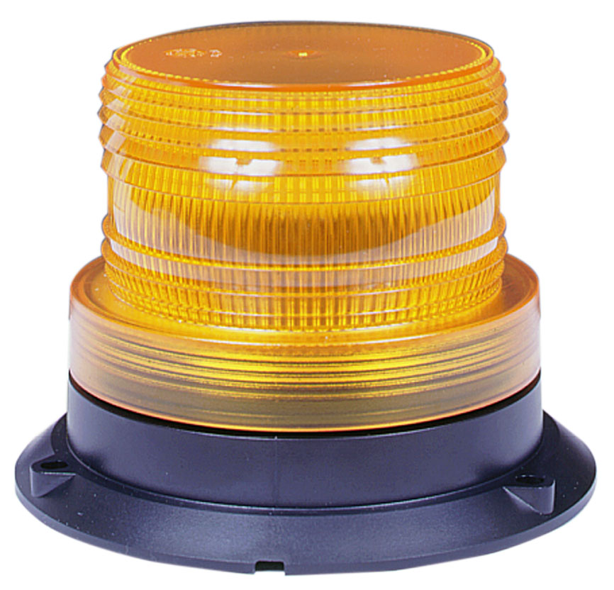 PM 764A Amber LED Micro Strobe Light - High Visibility Safety Beacon for Emergency Vehicles, Construction Sites & Marine Use