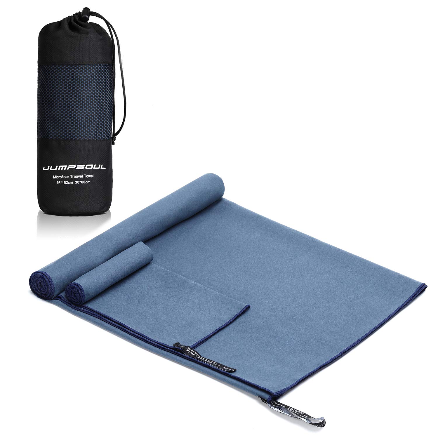 Premium Microfiber Sports Travel Towel 16-Pack - Ultra Absorbent, Quick Dry, Lightweight & Compact - Perfect for Gym, Yoga, Camping, Beach, Hiking & Travel Accessories | Ideal for Workouts, Outdoor Adventures & On-the-Go Use